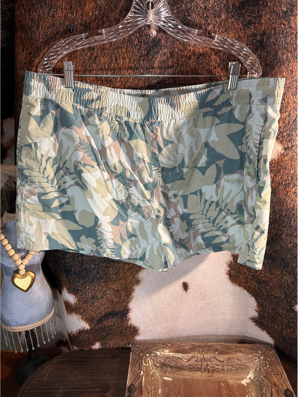 Eddie Bauer Women's XL Floral Print Swim Shorts